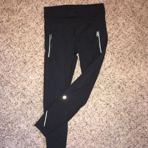 Lululemon Black Leggings. Size 4